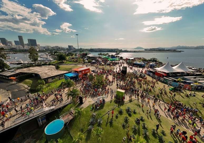 Arena na Marina da Gl&oacute;ria concentrar&aacute; mais uma vez toda a programa&ccedil;&atilde;o (Foto: Maratona do Rio / Divulga&ccedil;&atilde;o)