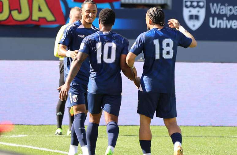 Cabo Verde celebrando classifica&ccedil;&atilde;o para Copa do Mundo &ndash; Divulga&ccedil;&atilde;o/Federa&ccedil;&atilde;o Cabo-verdiana de Futebol