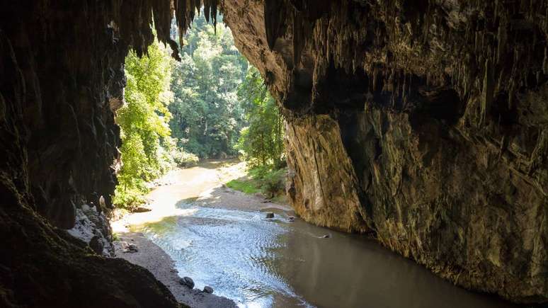 Entre as cavernas mais comentadas do planeta est&aacute; Son Doong, no Vietn&atilde;, considerada uma das maiores em volume interno &ndash; depositphotos.com / yongkiet