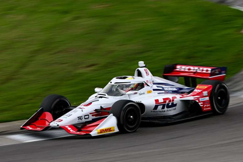 Pintura da HRC no Honda n&ordm;10 da Chip Ganassi no GP do Alabama de 2025