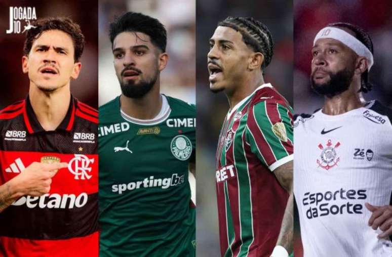 Fotos: Adriano Fontes/Flamengo; Cesar Greco/Palmeiras; Lucas Mer&ccedil;on/Fluminense; Rodrigo Coca/Ag&ecirc;ncia Corinthians - Legenda: Classicos brasileiros podem acontecer pelo maior torneio da Am&eacute;rica do Sul