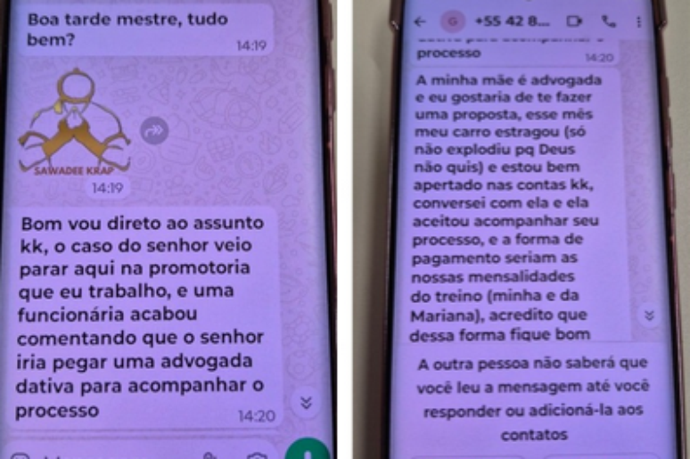Estagi&aacute;rio abordou homem acusado de viol&ecirc;ncia dom&eacute;stica para pedir academia gr&aacute;tis