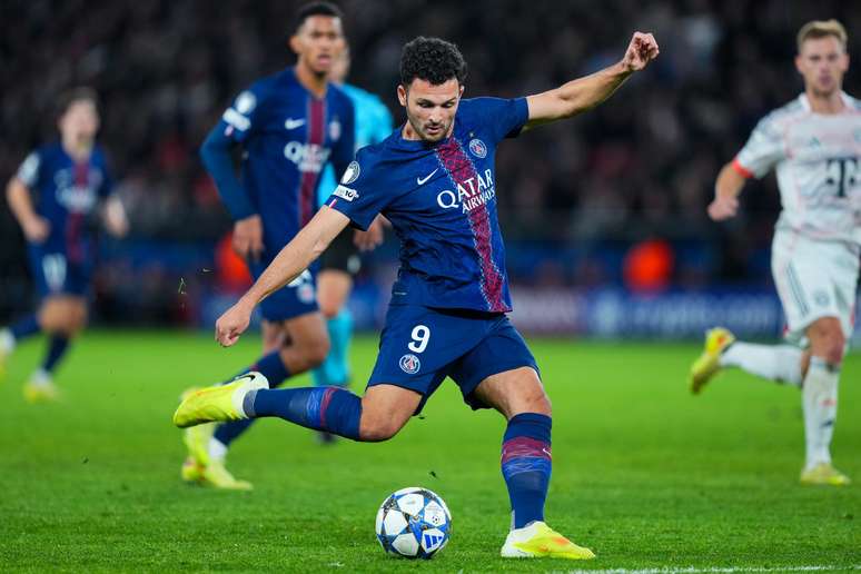 Gon&ccedil;alo Ramos durante a final da Champions League 2026 (Photo by Franco Arland/Getty Images)