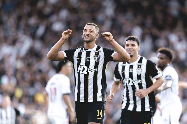 Victor Hugo marcou o gol da vit&oacute;ria do Galo em S&atilde;o Janu&aacute;rio &ndash;