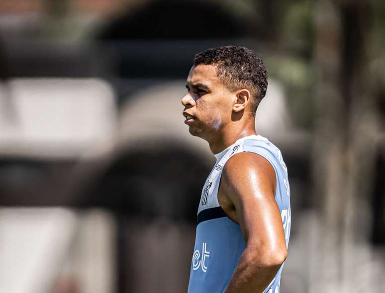 Emprestado ao Crici&uacute;ma, Sandry n&atilde;o treina desde abril pelo clube &ndash; Raul Baretta/Santos FC