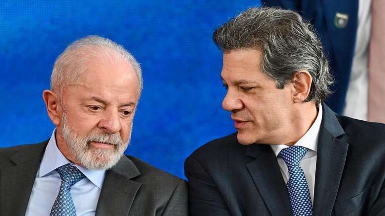 Lula e Haddad. 