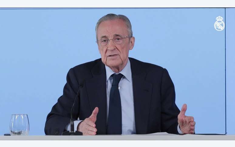 Entrevista coletiva do presidente do Real Madrid &ndash;