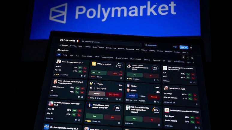 A Polymarket &eacute; uma das maiores plataformas de chamado mercado de previs&otilde;es