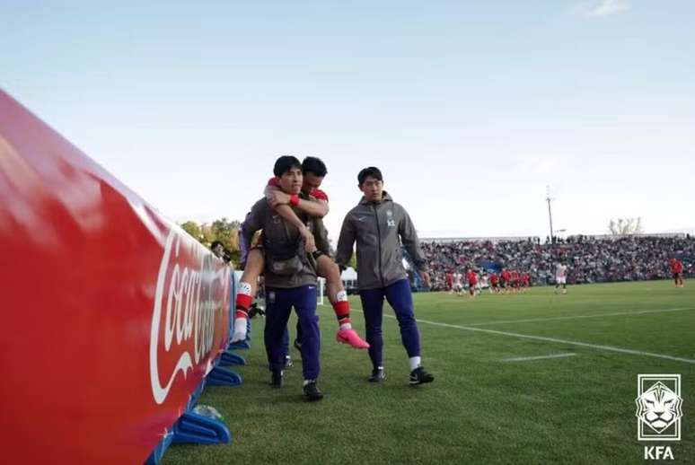 Cho Yu-min sofreu a les&atilde;o no p&eacute; no &uacute;ltimo s&aacute;bado &ndash;