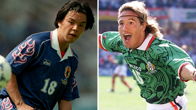Jap&atilde;o e M&eacute;xico usaram alguns dos uniformes mais marcantes da Copa do Mundo de 1998, disputada na Fran&ccedil;a