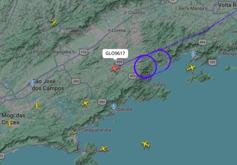 Voo que saiu de Vit&oacute;ria precisou fazer voltas no ar perto de Paraty antes do pouso em Guarulhos