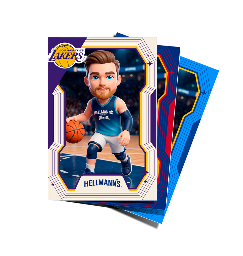 Figurinhas geradas pelo totem de ambienta&ccedil;&atilde;o da NBA House 2026 &ndash; 