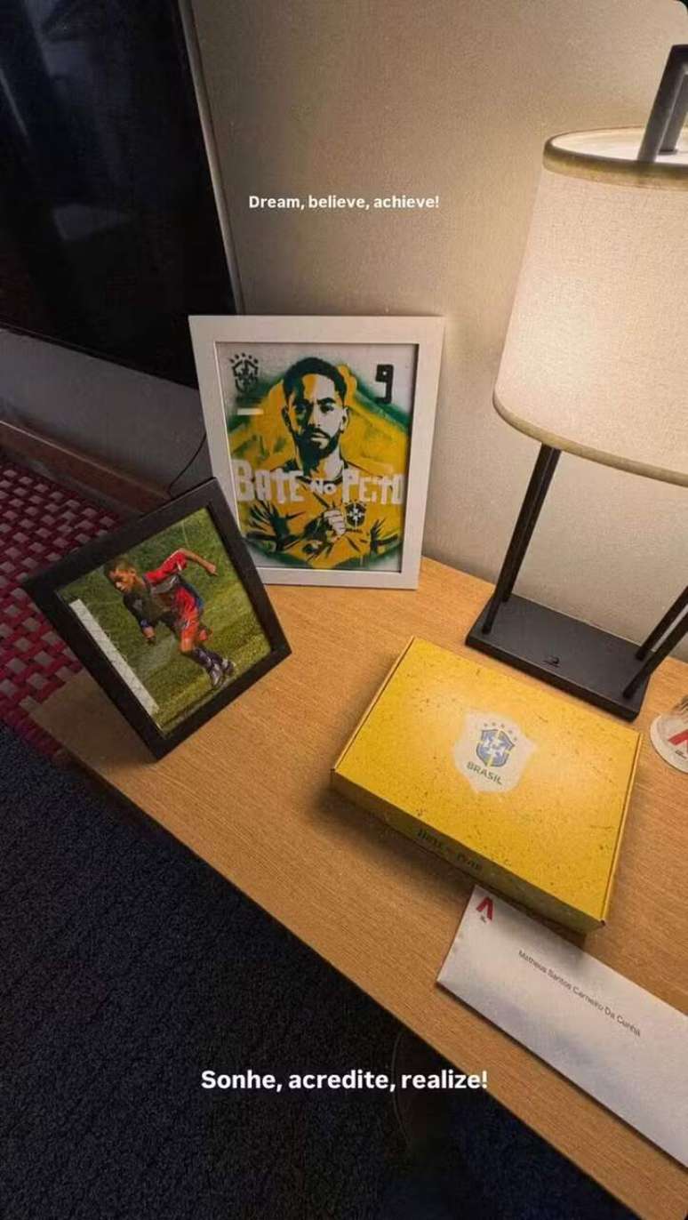 CBF personaliza quartos dos jogadores no hotel da Sele&ccedil;&atilde;o &ndash;