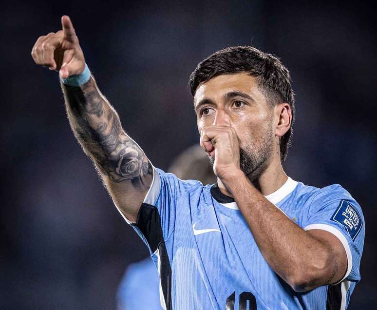 Arrascaeta ficou com a camisa 10 do Uruguai &ndash;