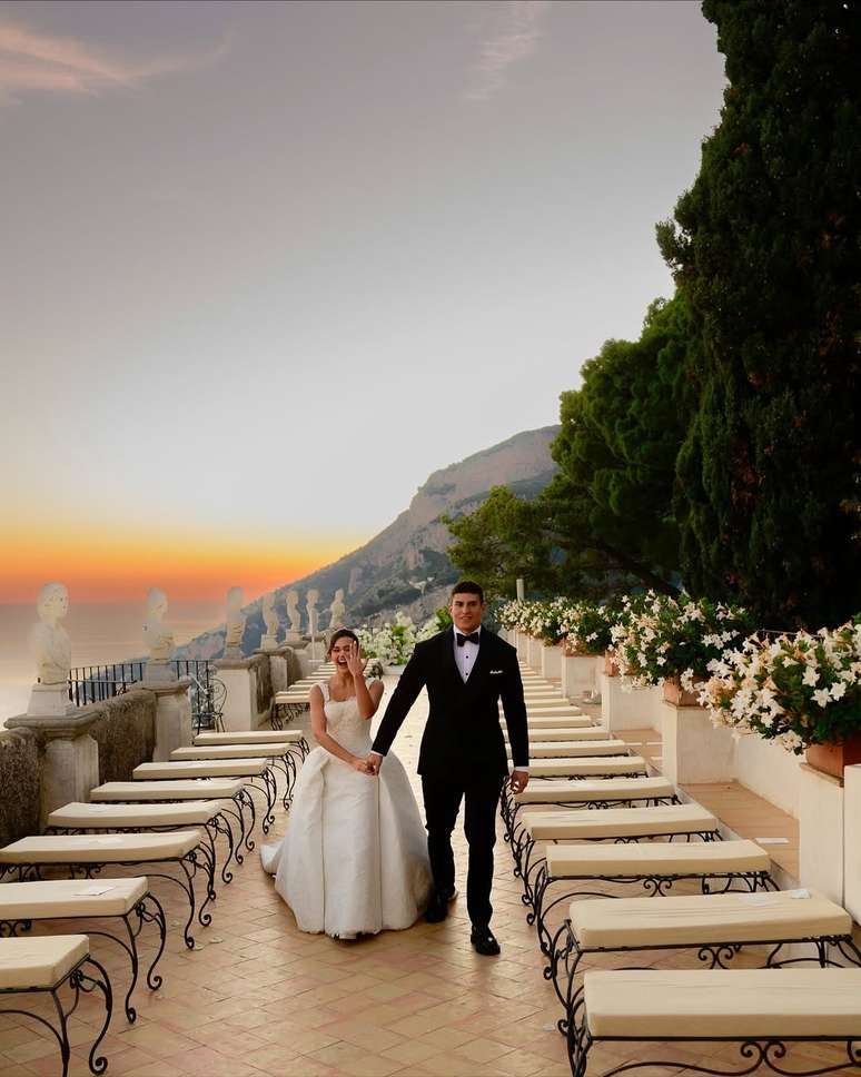Franciny Ehlke se casou na It&aacute;lia