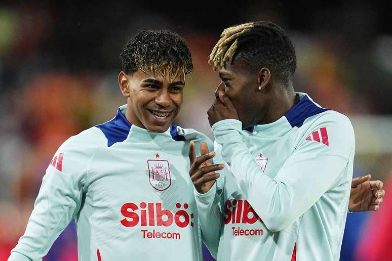 Lamine Yamal e Nico Williams s&atilde;o destaques do setor ofensivo da Espanha &ndash;