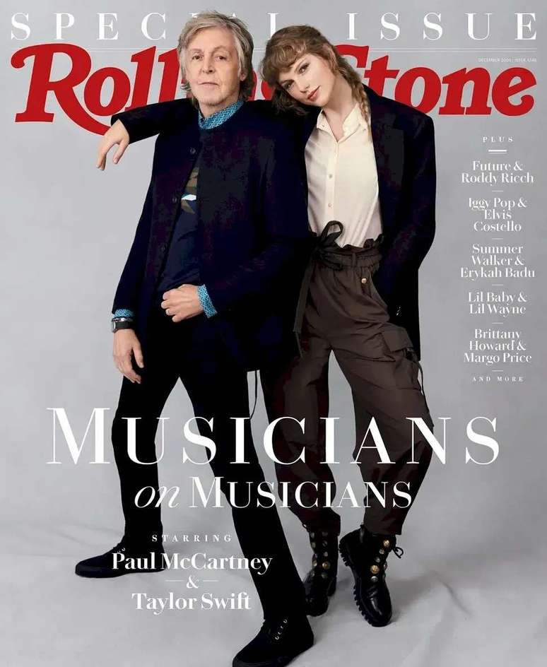 paul mccartney e taylor swift 2 - divulga&ccedil;&atilde;o - rolling stone