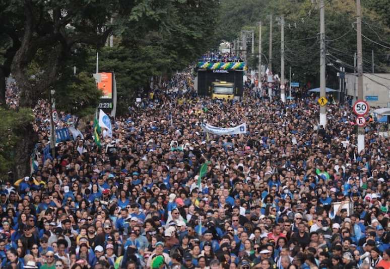 34&ordf; edi&ccedil;&atilde;o da Marcha para Jesus acontece nesta quinta-feira, 4, feriado de Corpus Christi, em S&atilde;o Paulo