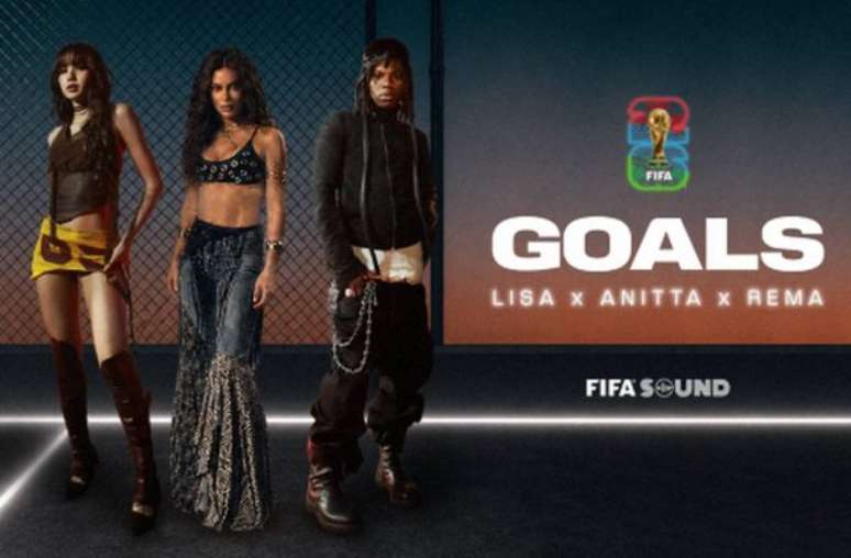 Reprodu&ccedil;&atilde;o - Legenda: Anitta participa da faixa &ldquo;Goals&rdquo; ao lado da tailandesa LISA e do nigeriano Rema