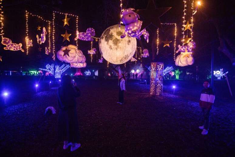 Entrada para mundo on&iacute;rico tem contagem de carneirinhos.