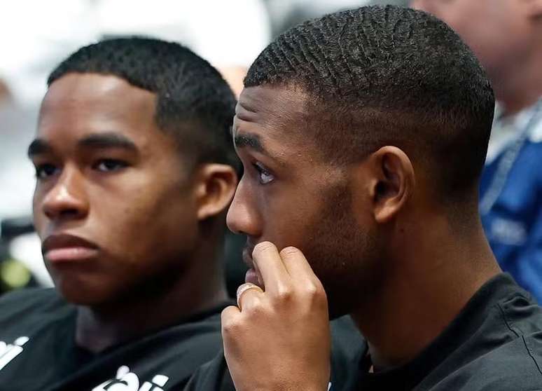 Rayan e Endrick roubam a cena em coletiva de Igor Thiago &ndash;