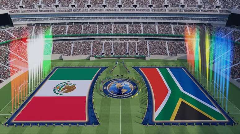 Demonstra&ccedil;&atilde;o de como deve ser a cerim&ocirc;nia pr&eacute;-jogo na Copa (Reprodu&ccedil;&atilde;o/Divulga&ccedil;&atilde;o/FIFA)