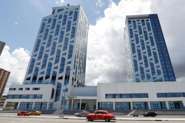 Hot&eacute;is como o Grand Aston s&atilde;o operados pela Gaviota, empresa do conglomerado cubano Gaesa