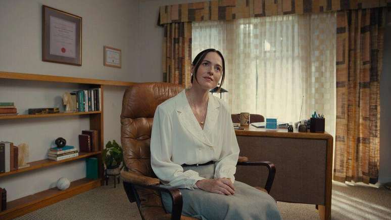 Renate Reinsve interpreta a terapeuta Mary. A atriz conta que ela mesma entrou no labirinto dos backrooms na internet antes do in&iacute;cio das filmagens