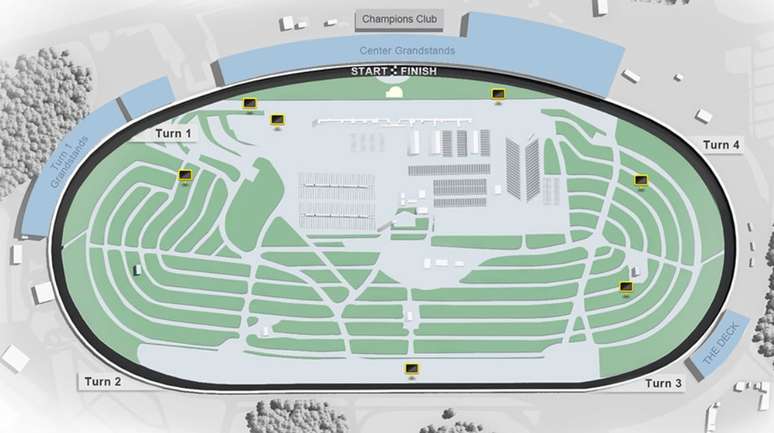 Tra&ccedil;ado de Michigan International Speedway.