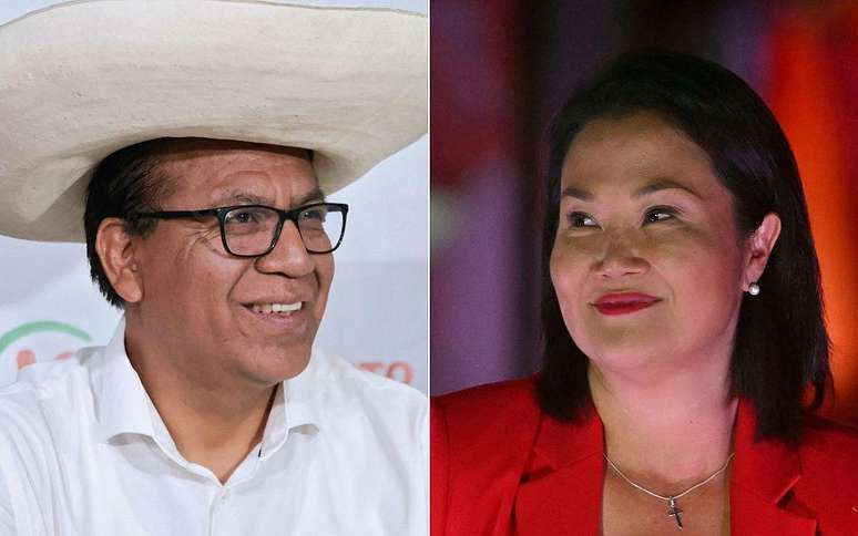 S&aacute;nchez e Fujimori apresentam vis&otilde;es opostas sobre o futuro do Peru