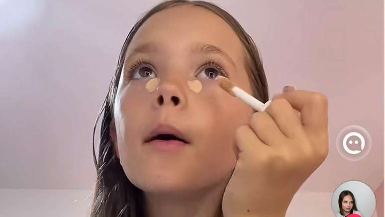 A conta de Ellie-May no TikTok tem mais de 330 mil seguidores.