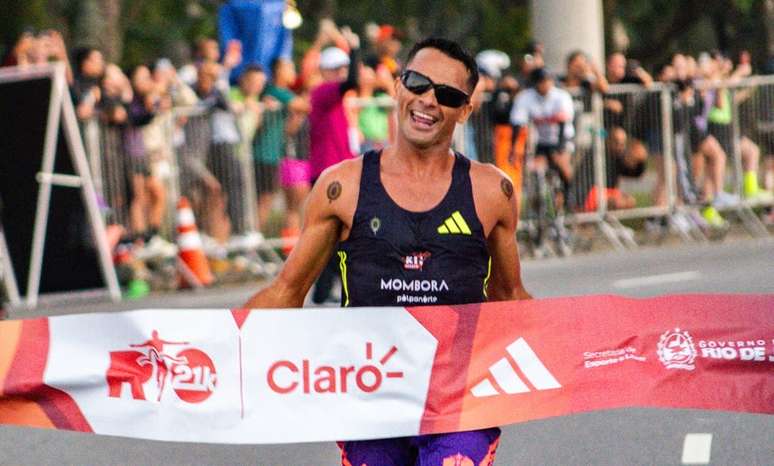 Fabio fez sua melhor marca pessoal nos 21 km do Rio (Foto: Foto: Divulga&ccedil;&atilde;o/Maratona do Rio)