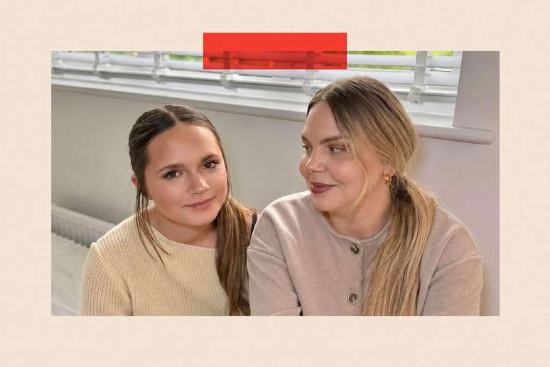 Sophie, m&atilde;e de Ellie-May, diz que verifica os ingredientes dos produtos usados pela filha.