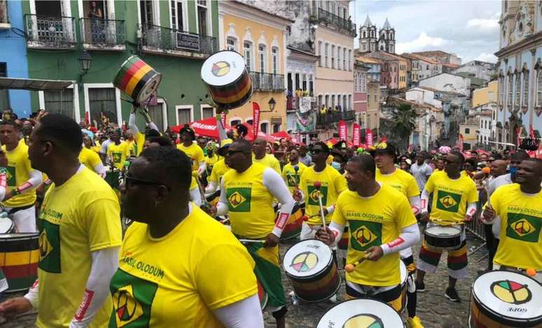 Olodum marcar&aacute; presen&ccedil;a nos pr&eacute;-jogos da Copa do Mundo de 2026 ao lado de Galv&atilde;o &ndash;