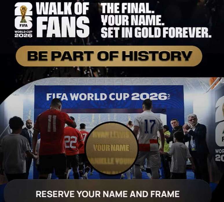 F&atilde;s poder&atilde;o participar de a&ccedil;&otilde;es especiais criadas pela Fifa &ndash;