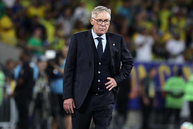 Carlo Ancelotti, t&eacute;cnico da Sele&ccedil;&atilde;o Brasileira (Photo by Wagner Meier/Getty Images)