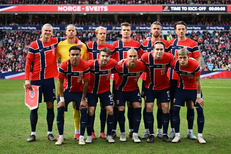 11 inicial da Noruega em amistoso contra a Su&iacute;&ccedil;a 