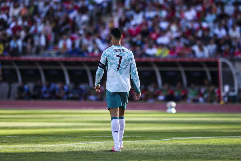 LISBON, PORTUGAL &ndash; JUNE 6: Cristiano Ronaldo of Portugal during the international friendly match between Portugal and Chile at Estadio Nacional do Jamor on June 6, 2026 in Lisbon, Portugal. (Photo by Carlos Rodrigues/Getty Images)
