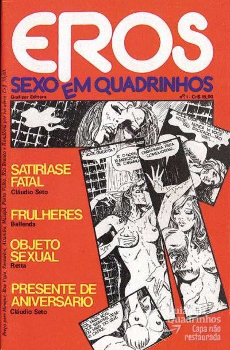 Capa de uma edi&ccedil;&atilde;o da revista Eros