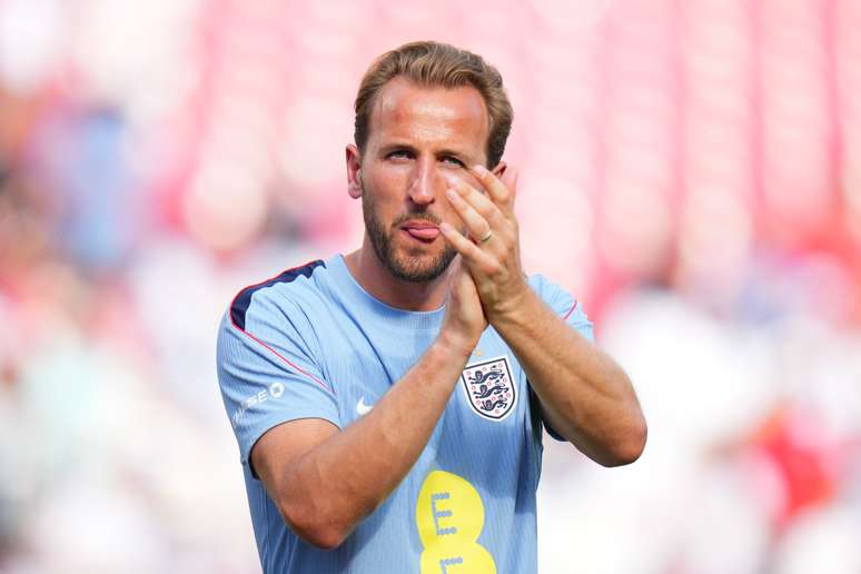 TAMPA, FLORIDA &ndash; JUNE 06: Harry Kane #9 of England leaves the field after a international friendly match between England and New Zealand at Raymond James Stadium on June 06, 2026 in Tampa, Florida. (Photo by Rich Storry/Getty Images)