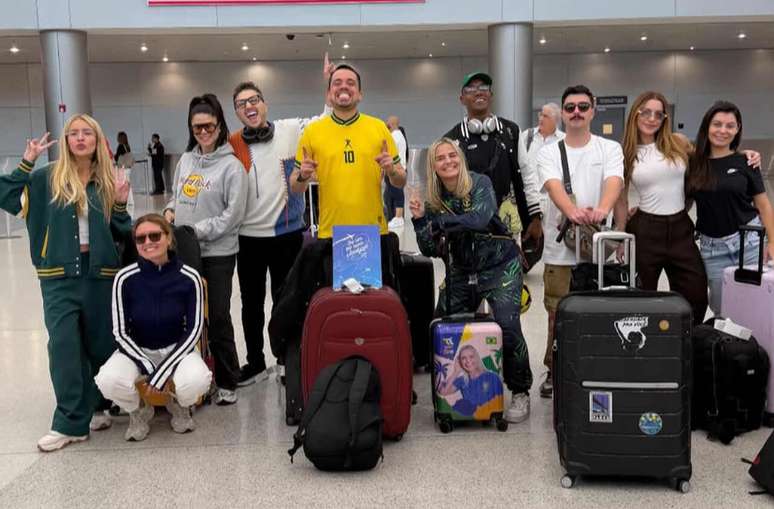 Milene Domingues embarcou para os Estados Unidos, onde participar&aacute; da cobertura da Copa do Mundo de 2026 &ndash;