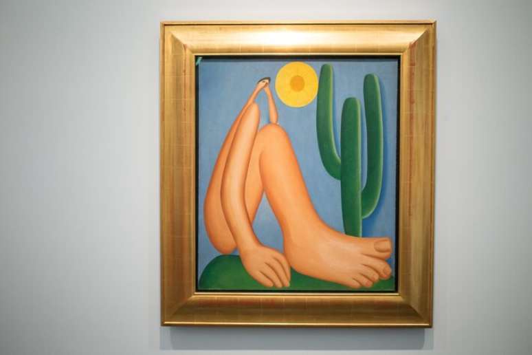 'Abaporu' &eacute; uma das telas mais conhecidas de Tarsila do Amaral