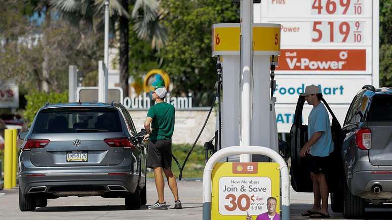 Combust&iacute;veis t&ecirc;m puxado a alta da infla&ccedil;&atilde;o nos EUA