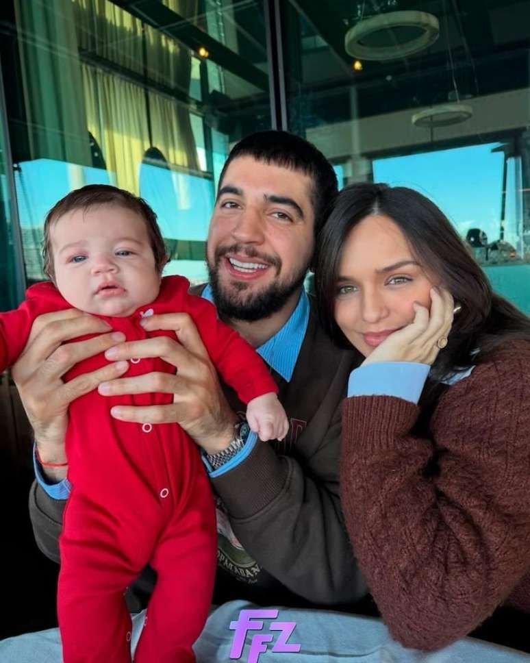 Rafa Kalimann, Nattan e o filho do casal.