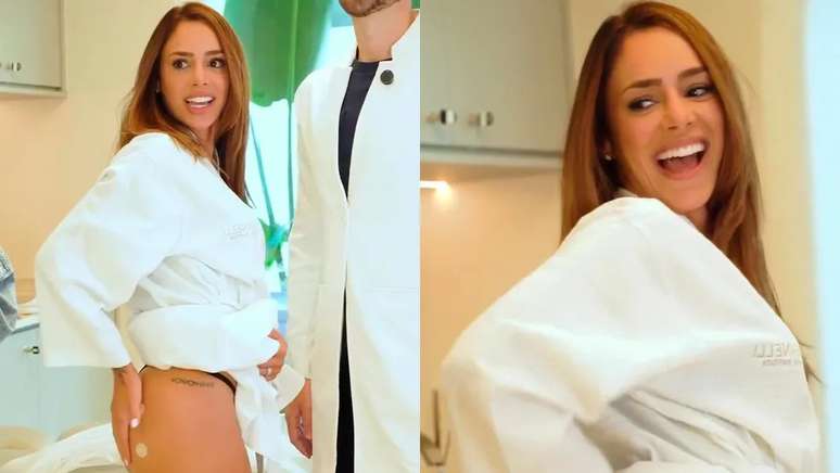 Bruna Biancardi mostra resultado do procedimento no gl&uacute;teo