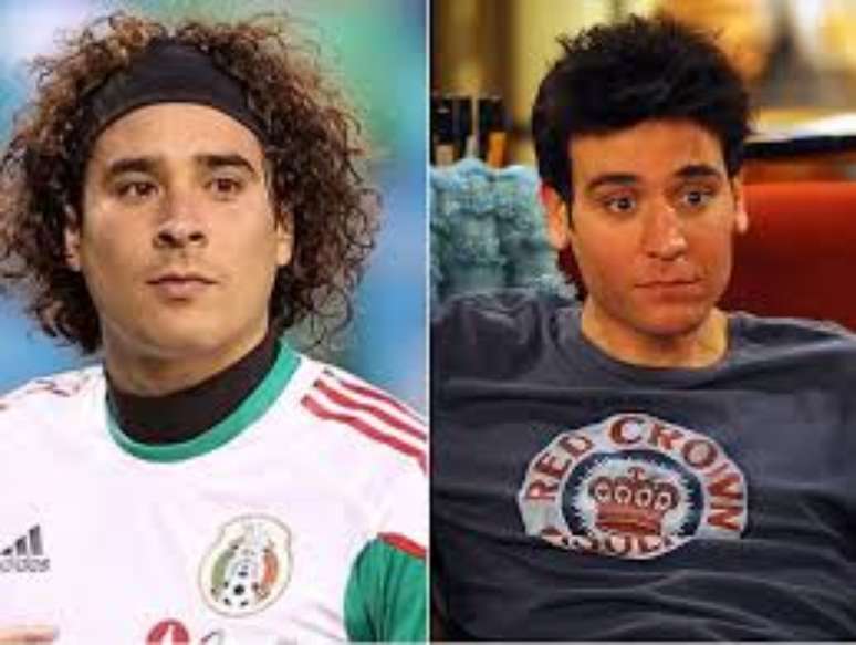 Ochoa e Josh Radnor, ator que interpreta Ted Mosby.