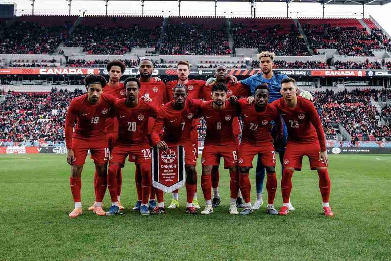 Canad&aacute; faz a sua estreia na Copa do Mundo.