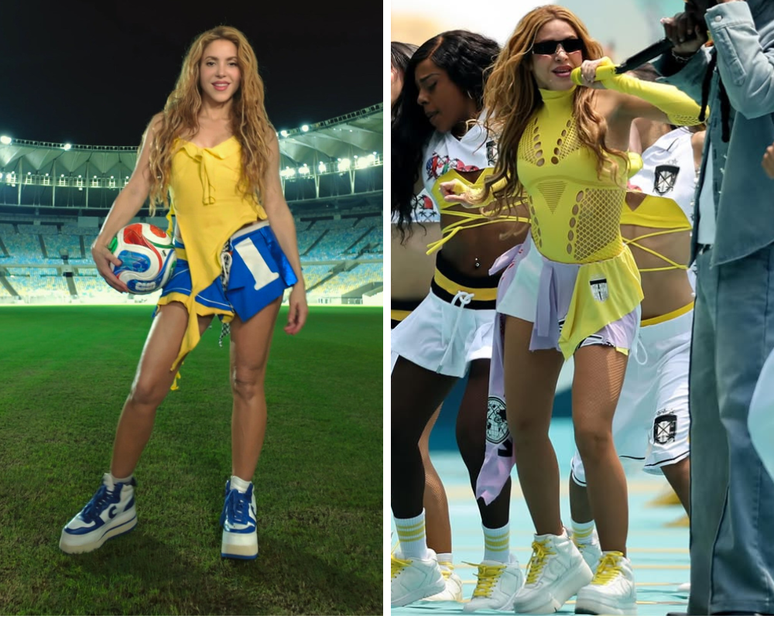 Shakira no Maracan&atilde; e na abertura da Copa do Mundo 