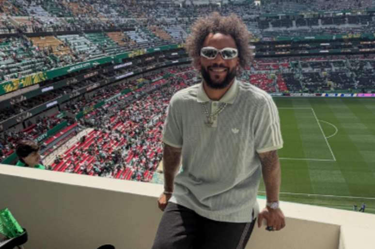 Marcelo acompanhou a cerim&ocirc;nia de abertura da Copa do Mundo no Est&aacute;dio Azteca &ndash; Reprodu&ccedil;&atilde;o