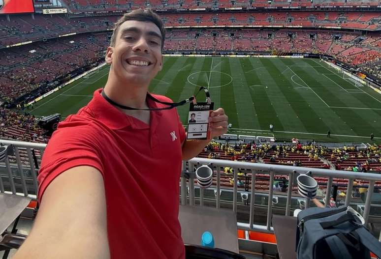Pedro Cunha, em Cleveland, durante Brasil x Egito &ndash;